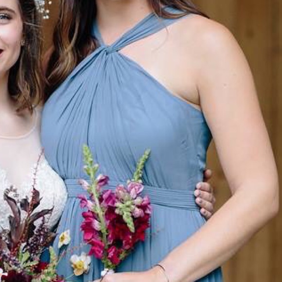Weddington Way Bridesmaid Dress Dusty Blue - Picture 5 of 7